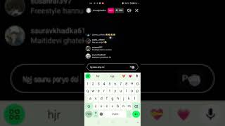 chiragkhadka555 Instagram live 👽 [upl. by Aimee455]