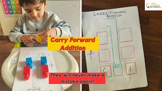 Carry Over Addition  How to teach  Simplest Method [upl. by Kress466]