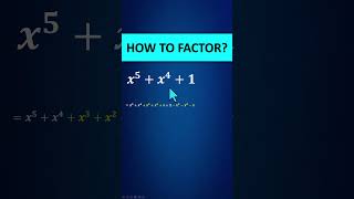 x5x41 How to Factor Quintic Polynomial [upl. by Gunthar]