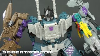 Transformers Combiner Wars Bruticus Review with Combaticons and Shockwave [upl. by Williamsen180]