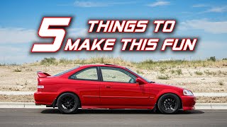 5 Things to Make Your Underpowered Honda More Fun to Drive [upl. by Lahcar968]