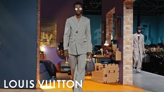 Mens FallWinter 2023 Show with Live Performance by Rosalía  LOUIS VUITTON [upl. by Fuhrman]