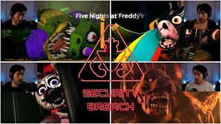 Markiplier Reacts to Every Animatronics Ending in FNAF Security Breach [upl. by Adnak233]