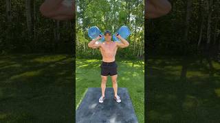 Water Jug STRENGTH HIIT Full Bodyshorts hiitworkouts motivation [upl. by Riba126]