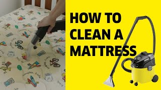 How To Clean a Mattress With Kärcher Ultra Clean [upl. by Aneroc]