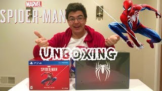 SpiderMan PS4 Collectors Edition amp Collectors Box MASSIVE UNBOXING [upl. by Arevle]