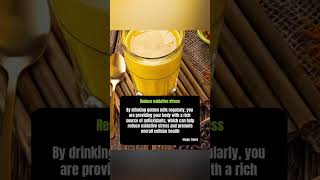 AMAZING BENEFITS OF TURMERIC MILK [upl. by Anaderol]