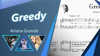 Greedy  Ariana Grande  Piano Cover [upl. by Tekcirc677]