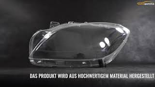 Lamp lens headlights  Mercedes W166 Repairing glass replacement Auto Gamma [upl. by Rolph]