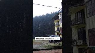 Snowfall in Manali  Manali Snow  Himachal Pradesh manali snowfall hp trending travel winter [upl. by Lorens496]