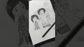 Evolução do desenho da coraline [upl. by Llenram]