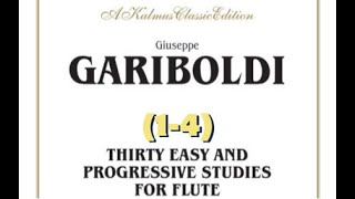 G Gariboldi 30 Easy and Progressive Studies for Flute 14 [upl. by Brose]