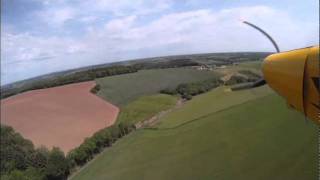 Landing at Eggesford in a Northeasterly [upl. by Ronoh67]