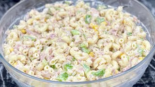 SALADE DE PÂTES ULTRA CRÉMEUSE ET RAFRAÎCHISSANTE 🥗 Deli Cuisine [upl. by Flint]