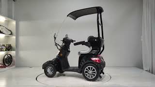 CE FourWheel Roof Installation Disabled Roof Moped Mobility Electric Scooter Electric Scooter Ele [upl. by Eniledam451]