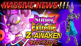 SEZA TEQ BEERUS amp MASSIVE NEWS  DBZ Dokkan Battle Global [upl. by Goodard]