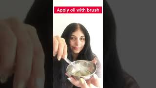 Castor Oil For Hair Growth  How To Use Castor Oil For Hair shorts [upl. by Iretak]