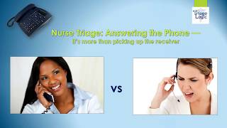 Telehealth Nurse Triage Call Procedures Answering the Phone [upl. by Aytnahs]