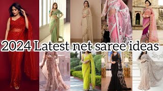 2024 Latest saree collection new model sarees design party amp wadding wear saree 💐🌹 [upl. by Rabiah644]