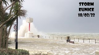 Storm Eunice  IOW 18022022 [upl. by Linea]