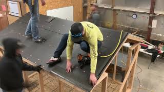 How to Install Roof Shingles [upl. by Hamirak]