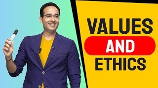 Values and Ethics in business  Values and Ethics in Profession in Hindi [upl. by Eyaf]