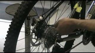 Mountain Bike disc brake adjustment [upl. by Ylicis]