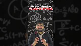 Must do Important Derivation for Class 12 Physics shorts physics [upl. by Dearman]