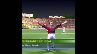 Grandissimo gol di testa dellusignolo di Kiev Sheva Fifa 2000 [upl. by Ikir]