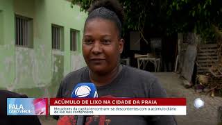 Moradores descontentes com acúmulo de lixo na Cidade da Praia  Fala Cabo Verde [upl. by Sumahs]