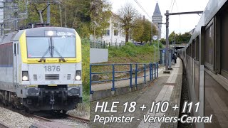 Ritopname S41  HLE 18  i10  i11  Pepinster  VerviersCentral [upl. by Ollehcram]