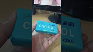 Cinthol cool soap Review  Shorts CitholCool unwrapping bestvideoinyoutube [upl. by Nyladnewg738]