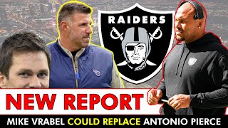 NEW REPORT Mike Vrabel Could Replace Antonio Pierce As The Raiders Head Coach [upl. by Ocir]