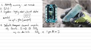 Mineralogy Lecture 1 Definition of a Mineral [upl. by Edlin748]