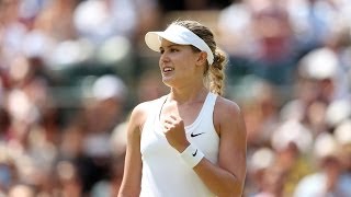 2014 Day 9 Highlights Eugenie Bouchard vs Angelique Kerber QuarterFinals [upl. by Langbehn520]