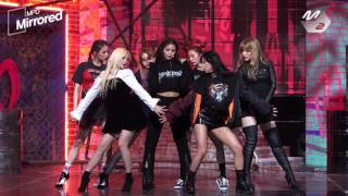 Mirrored MPD직캠 CLC 도깨비 거울모드 직캠안무영상 CLC Hobgoblin Choreography Fancam 엠카운트다운170119 [upl. by Mojgan607]