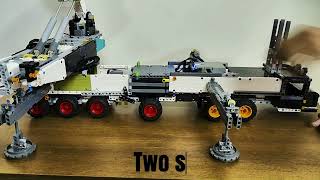 LEGO TECHNIC HEAVY DUTY CRANE  VERY LARGE SIZE [upl. by Yemane999]