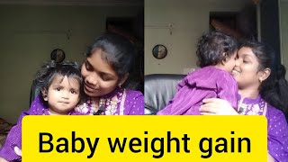 Baby weight gain  Required weight for baby How to identify baby is in correct weight [upl. by Flossi]