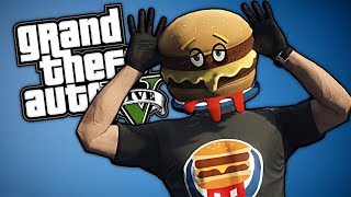 New Cheeseburger Mask  GTA 5 Funny Moments [upl. by Asiralc241]