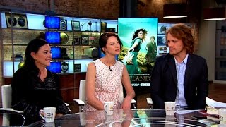 quotOutlanderquot author and actors on transition from books to TV series [upl. by Essined]