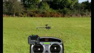 LEARN RC HELI FIGURE AUTOROTATIONSTICKMOVE Mode1234 SLOWMOTION flight by UESE2 [upl. by Nawtna490]