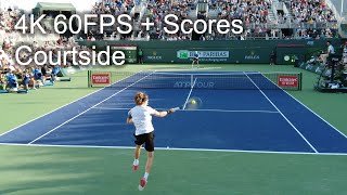 Bweh Power Andrey Rublev vs Ugo Humbert  2023 BNP Paribas Open [upl. by Sreip]