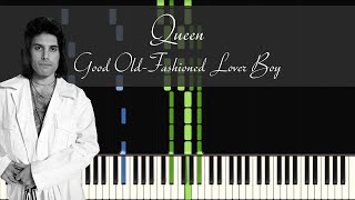 Queen  Good OldFashioned Lover Boy  Piano Tutorial  How to play the piano part [upl. by Tilla502]