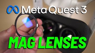 Quest 3 Magnetic Lens Inserts VR Wave  Unboxing and Install [upl. by Viguerie]