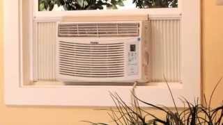 Learn How to Install a Haier Air Conditioner Into a Double Hung Window [upl. by Notfa]