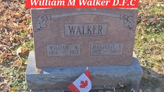 WW2 Lancaster Bomber pilot William M Walker DFC survivor of 32 bomber sorties over Germany [upl. by Aihsyak]