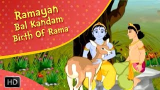 Ramayan Full Movie  Bala Kandam  The Birth of Rama  Animated  Cartoon Stories for Kids  Epic [upl. by Ilocin]