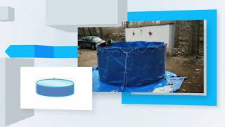 Tarpaulin Tank for Biofloc in Amazon [upl. by Partan495]