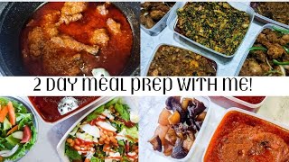 2 DAY MEAL PREP  MEAL PREP WITH ME FOR MY GHANAIAN FAMILY [upl. by Caras305]