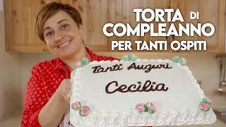 COME FARE UNA TORTA DI COMPLEANNO O DA CERIMONIA PER TANTI INVITATI  Fatto in Casa da Benedetta [upl. by Ynez161]